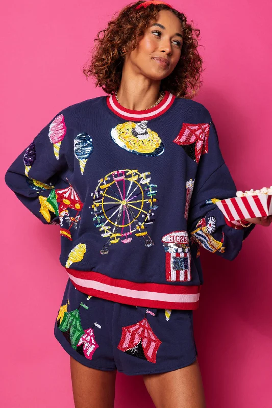 Shop the Hottest Deals!Shop the Hottest Deals!Navy Fair Fun Sweatshirt