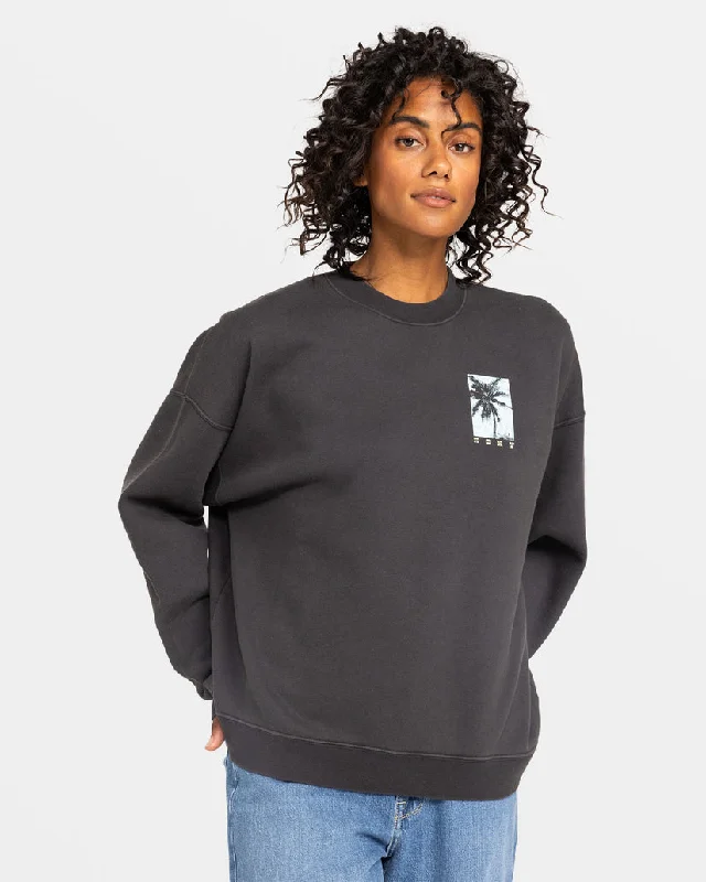 Shop Today, Save Tomorrow!Shop Today, Save Tomorrow!Roxy Lineup Oversized Crew C Sweatshirt-Phantom Shop Today, Save Tomorrow!Shop Today, Save Tomorrow!Roxy Lineup Oversized Crew C Sweatshirt-Phantom