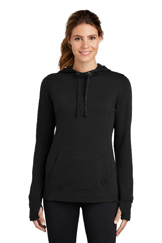 Today Only – Don’t Miss It!Sport-Tek Womens Moisture Wicking Fleece Hooded Sweatshirt Hoodie - Black