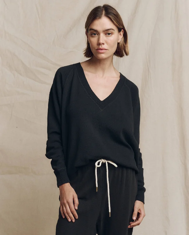 Shop Before It’s Gone!Shop Before It’s Gone!The V-Neck Sweatshirt. -- Almost Black