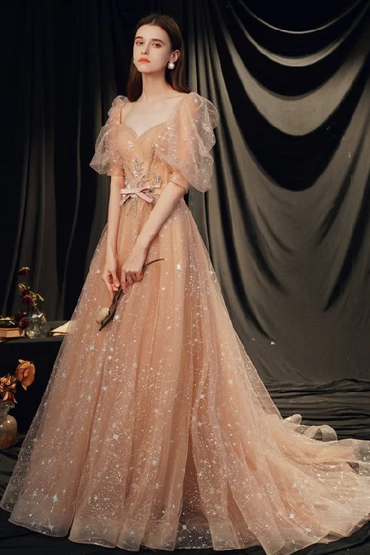 Your Best Deals Are Here!Your Best Deals Are Here!bell short sleeves champagne princess long formal dress ball gown birthday prom dress cg21930 Your Best Deals Are Here!Your Best Deals Are Here!bell short sleeves champagne princess long formal dress ball gown birthday prom dress cg21930