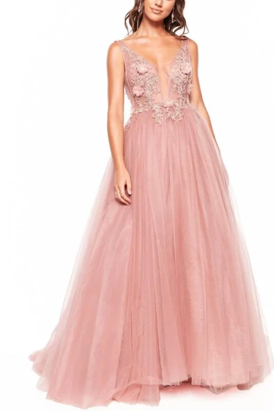 Huge Savings – Act Now!Huge Savings – Act Now!Flower Tulle Blush Pink Prom Dress with Beaded Lace V-neckline Huge Savings – Act Now!Huge Savings – Act Now!Flower Tulle Blush Pink Prom Dress with Beaded Lace V-neckline