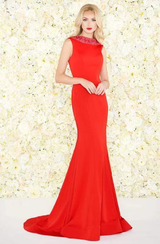 The Best Deals Won’t Wait!The Best Deals Won’t Wait!Mac Duggal - Beaded Rolled Collar Mermaid Evening Gown 12094R - 1 pc Red In Size 10 Available The Best Deals Won’t Wait!The Best Deals Won’t Wait!Mac Duggal - Beaded Rolled Collar Mermaid Evening Gown 12094R - 1 pc Red In Size 10 Available