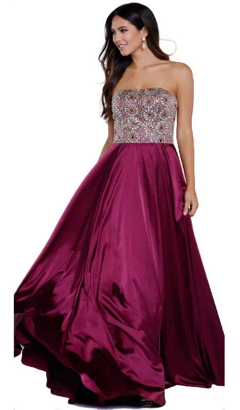 Savings You Can’t Ignore!Savings You Can’t Ignore!Nox Anabel Strapless Bejeweled Sleek A-Line Gown Savings You Can’t Ignore!Savings You Can’t Ignore!Nox Anabel Strapless Bejeweled Sleek A-Line Gown