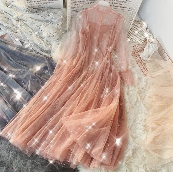 Get Ready to Save!Princess Long Tulle A Line Prom Dress,Graduation Dress    cg22077