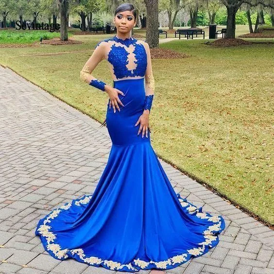 Score Big Savings Today!Score Big Savings Today!Royal Blue Mermaid Prom Dresses Gold Lace Prom Gowns Illusion Long Sleeve Evening Dress cg21882 Score Big Savings Today!Score Big Savings Today!Royal Blue Mermaid Prom Dresses Gold Lace Prom Gowns Illusion Long Sleeve Evening Dress cg21882