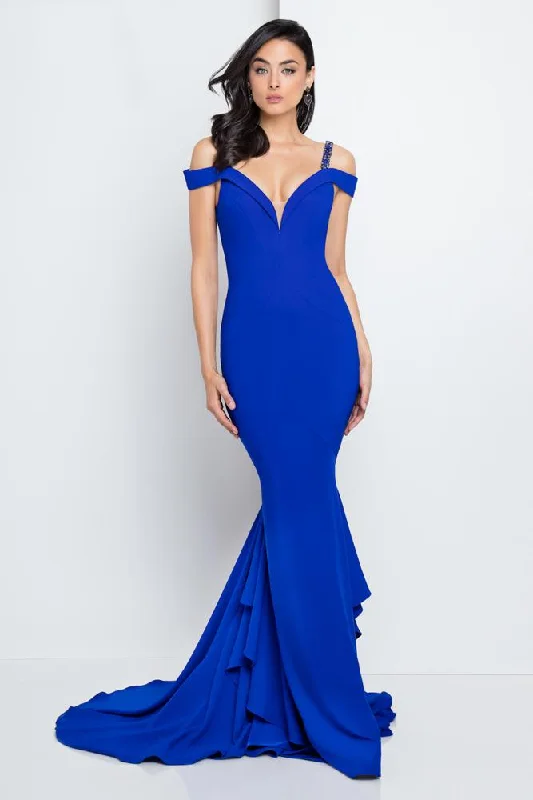 Crazy Discounts Inside!Crazy Discounts Inside!Terani Couture Beaded Straps Off-Shoulder Evening Gown 1723E4264 Crazy Discounts Inside!Crazy Discounts Inside!Terani Couture Beaded Straps Off-Shoulder Evening Gown 1723E4264