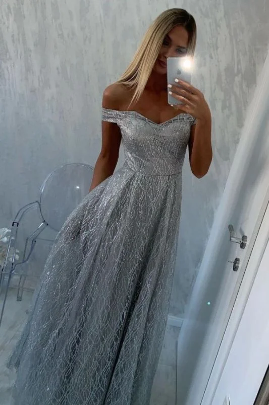 Exclusive Deals Just for You!Exclusive Deals Just for You!Women Silver Sequins Prom Dresses Off The Shoulder cg21955 Exclusive Deals Just for You!Exclusive Deals Just for You!Women Silver Sequins Prom Dresses Off The Shoulder cg21955