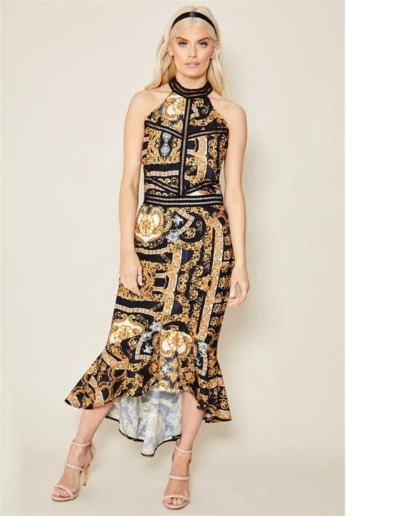 The Best Offers Are Here!The Best Offers Are Here!Aurorie Multi Print Halterneck Dress The Best Offers Are Here!The Best Offers Are Here!Aurorie Multi Print Halterneck Dress