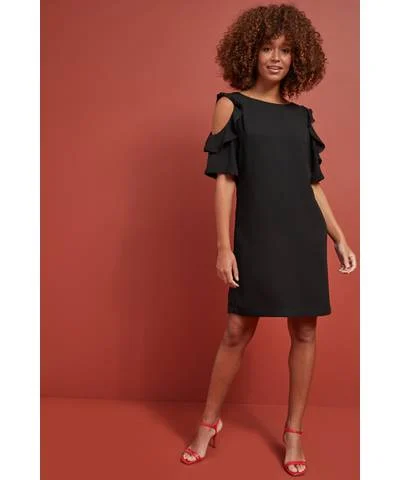 Upgrade for Less!Upgrade for Less!Cold Shoulder Dress Black
