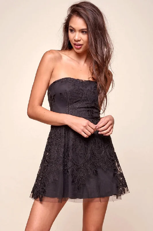 Shop Early, Save Big!Shop Early, Save Big!Diaz Glam Embroidered Fit and Flare Dress Black Shop Early, Save Big!Shop Early, Save Big!Diaz Glam Embroidered Fit and Flare Dress Black