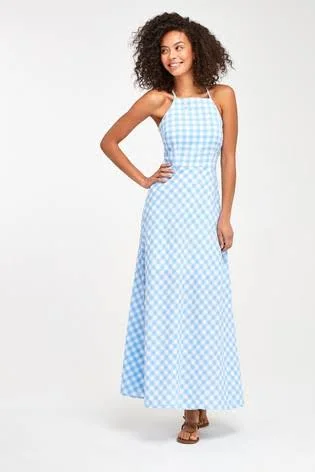 Exclusive Deals Just for You!Exclusive Deals Just for You!Gingham Strappy Dress Blue Exclusive Deals Just for You!Exclusive Deals Just for You!Gingham Strappy Dress Blue