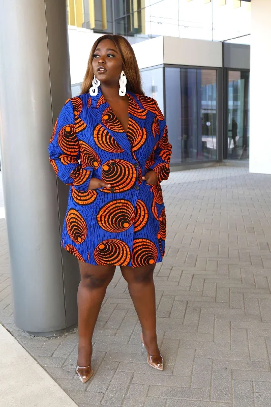 Don’t Wait – Deals Won’t Last!JANETTE African Print Dress Blazer