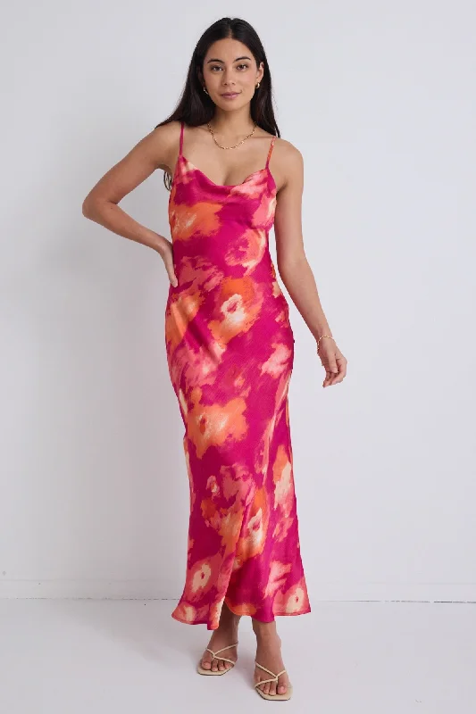 Shop More, Spend Less!Shop More, Spend Less!Lavish Party Pink Tie Back Slip Dress