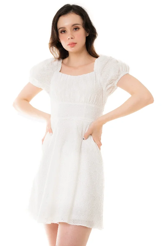 Today’s Deals, Tomorrow’s Regrets!Today’s Deals, Tomorrow’s Regrets!Lily Broderie Anglaise Puff Sleeves Short Dress Today’s Deals, Tomorrow’s Regrets!Today’s Deals, Tomorrow’s Regrets!Lily Broderie Anglaise Puff Sleeves Short Dress
