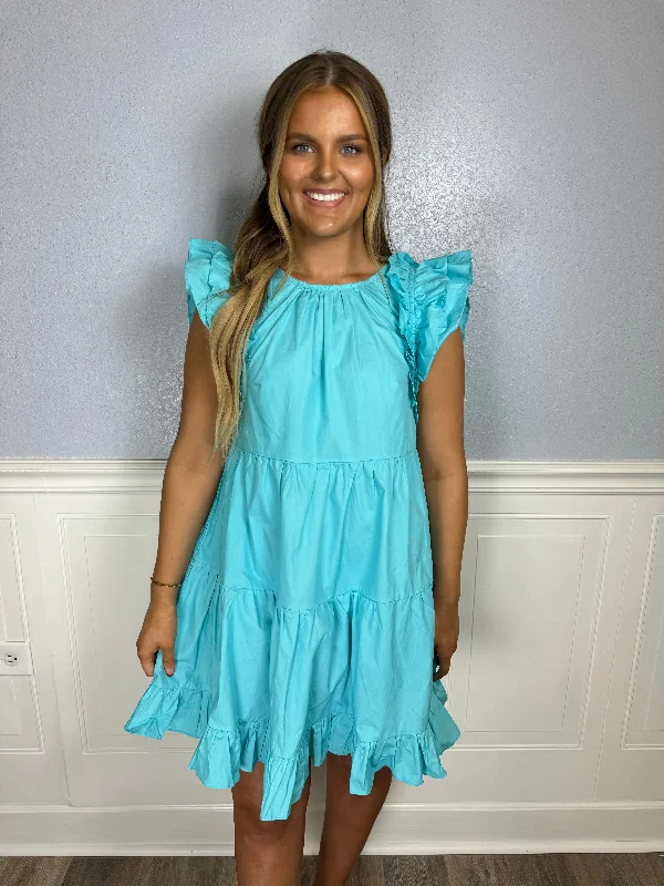 Your Shopping Wish, Our Discount Command!Your Shopping Wish, Our Discount Command!Sky blue tiered dress Your Shopping Wish, Our Discount Command!Your Shopping Wish, Our Discount Command!Sky blue tiered dress
