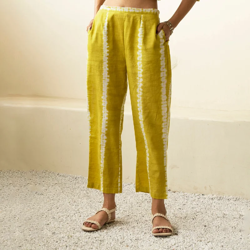 Mega Sale Happening Now!Mega Sale Happening Now!Cotton Pants for Women | Ankle length | Tie-Dye | Green