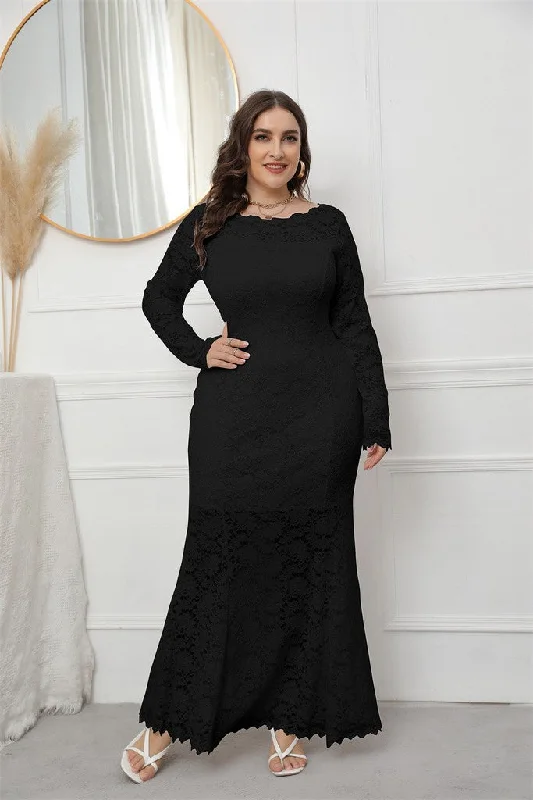 Stock Up and Save!Stock Up and Save!Black Evening Bodycon Crewneck Long Sleeve Ankle Dress Stock Up and Save!Stock Up and Save!Black Evening Bodycon Crewneck Long Sleeve Ankle Dress