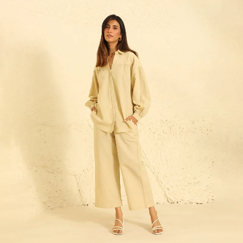 Great Deals, Just for You!Great Deals, Just for You!Linen Co Ord Set | Shirt & Pants | Beige Great Deals, Just for You!Great Deals, Just for You!Linen Co Ord Set | Shirt & Pants | Beige