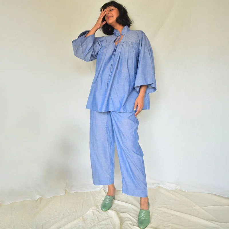 One Click Away from Big Savings!One Click Away from Big Savings!Organic Cotton Pants | Blue One Click Away from Big Savings!One Click Away from Big Savings!Organic Cotton Pants | Blue