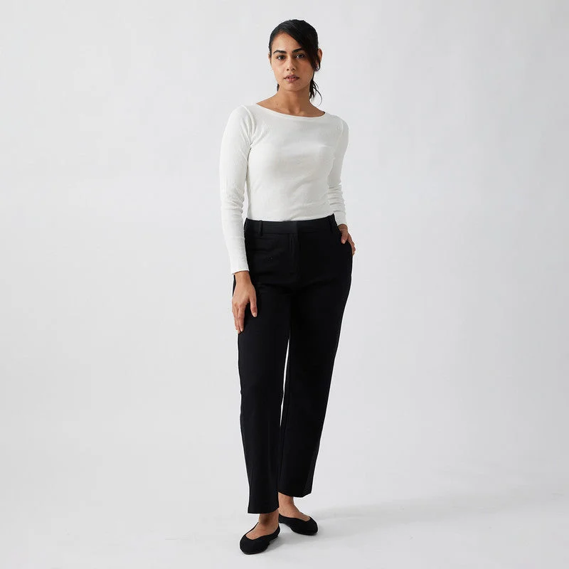 Your Chance to Save is Now!Your Chance to Save is Now!Cotton Trousers for Women | Carbon Black Your Chance to Save is Now!Your Chance to Save is Now!Cotton Trousers for Women | Carbon Black