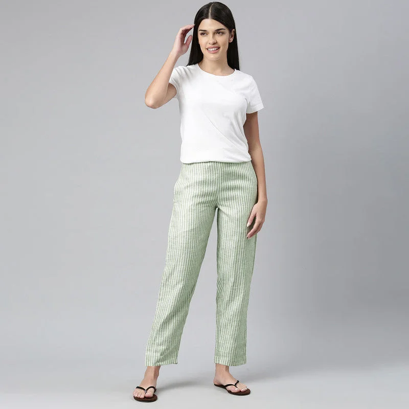 Find the Best Deals Here!Find the Best Deals Here!Pure Hemp Lounge Pants | Striped | Olive