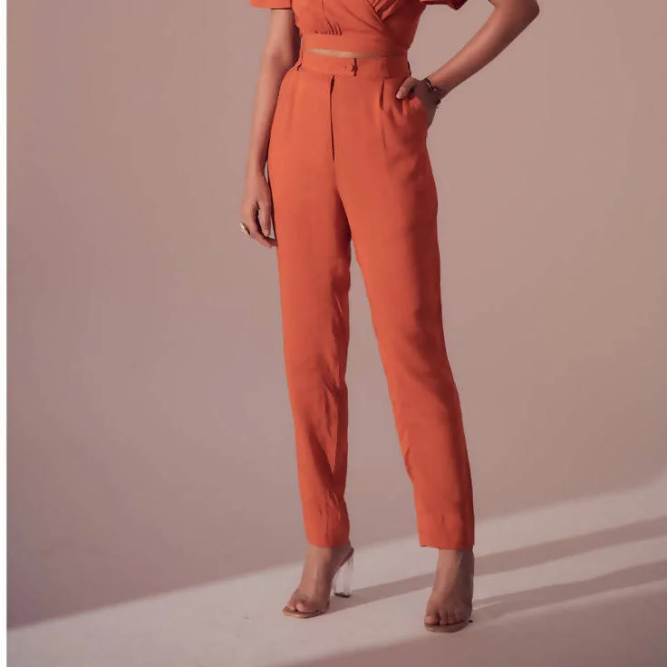 Buy More, Save More!Buy More, Save More!Handcrafted Tencel Modal Pants | Sunset Orange
