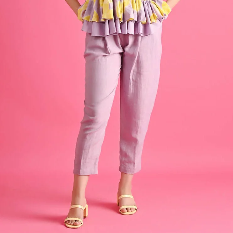 Massive Price Cuts!Massive Price Cuts!Pure Linen Pants | Lilac