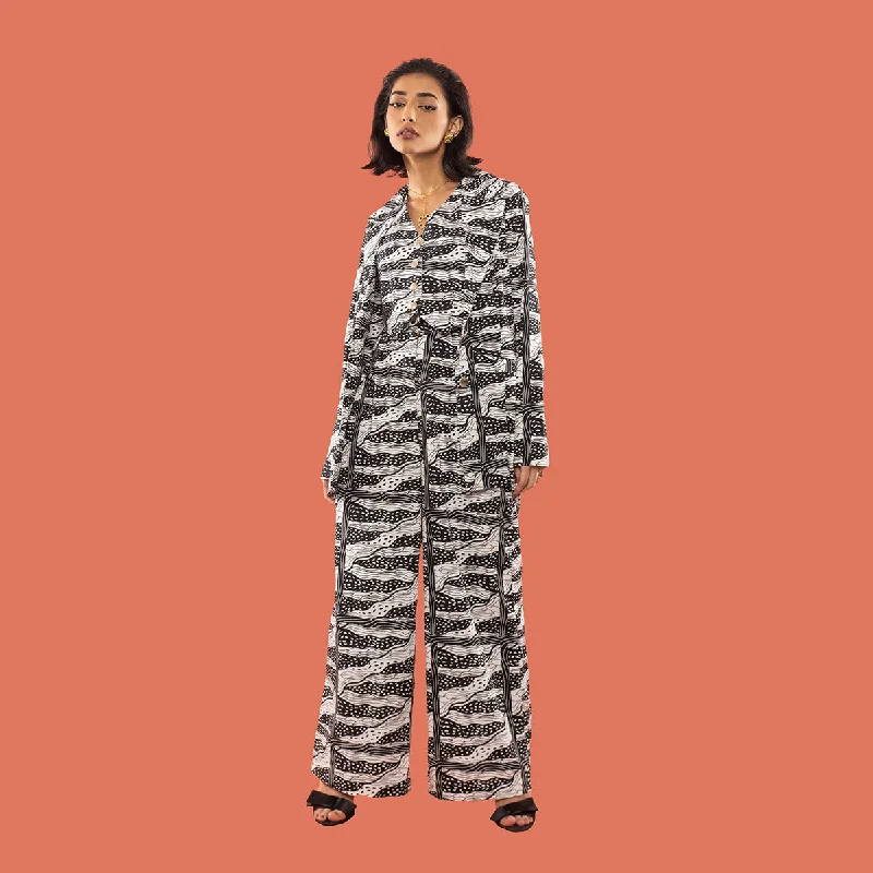 Time to Save Big!Time to Save Big!Cotton Wide Leg Trouser Pants | White & Black