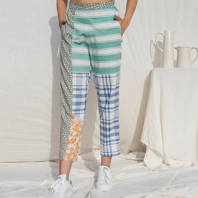 One Day Only – Huge Savings!One Day Only – Huge Savings!Upcycled Cotton Patchwork Pants | Multicolor