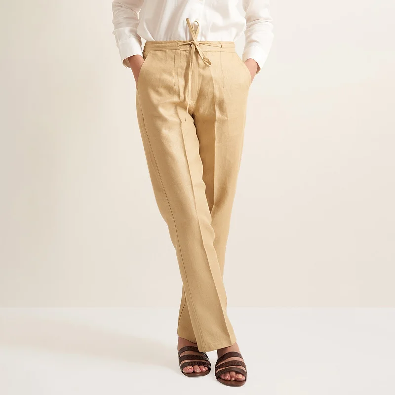 Your Shopping Spree Starts Here!Your Shopping Spree Starts Here!Linen Pants for Women | Straight Fit | Khaki Your Shopping Spree Starts Here!Your Shopping Spree Starts Here!Linen Pants for Women | Straight Fit | Khaki