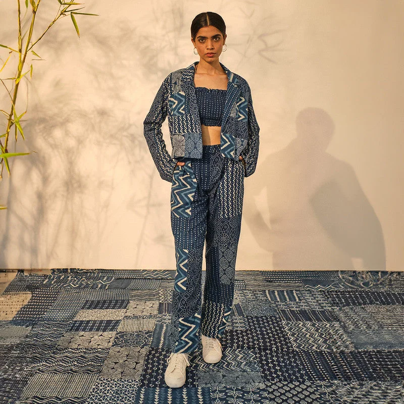 Shop Early, Save Big!Shop Early, Save Big!Cotton Pants for Women | Indigo | Loose Fit Shop Early, Save Big!Shop Early, Save Big!Cotton Pants for Women | Indigo | Loose Fit