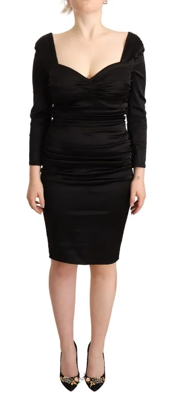 Your Best Deals Are Here!Your Best Deals Are Here!Roberto Cavalli Long Sleeves Bodycon Acetate Women's Dress Your Best Deals Are Here!Your Best Deals Are Here!Roberto Cavalli Long Sleeves Bodycon Acetate Women's Dress
