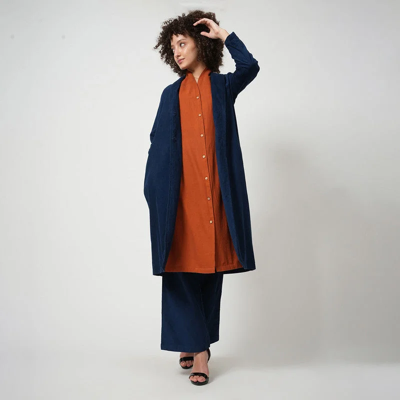 Incredible Savings Inside!Incredible Savings Inside!Corduroy Long Shirt Pants with Overlay | Orange & Navy Incredible Savings Inside!Incredible Savings Inside!Corduroy Long Shirt Pants with Overlay | Orange & Navy