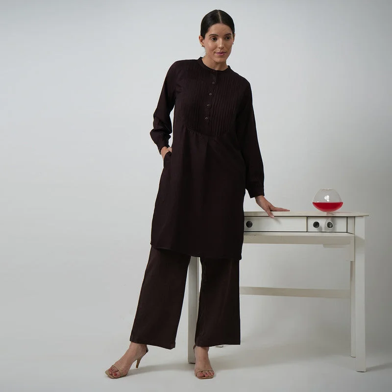 Don’t Wait – Shop Today!Don’t Wait – Shop Today!Tunic Dress & Pants | Modal Twill | Coffee Brown Don’t Wait – Shop Today!Don’t Wait – Shop Today!Tunic Dress & Pants | Modal Twill | Coffee Brown