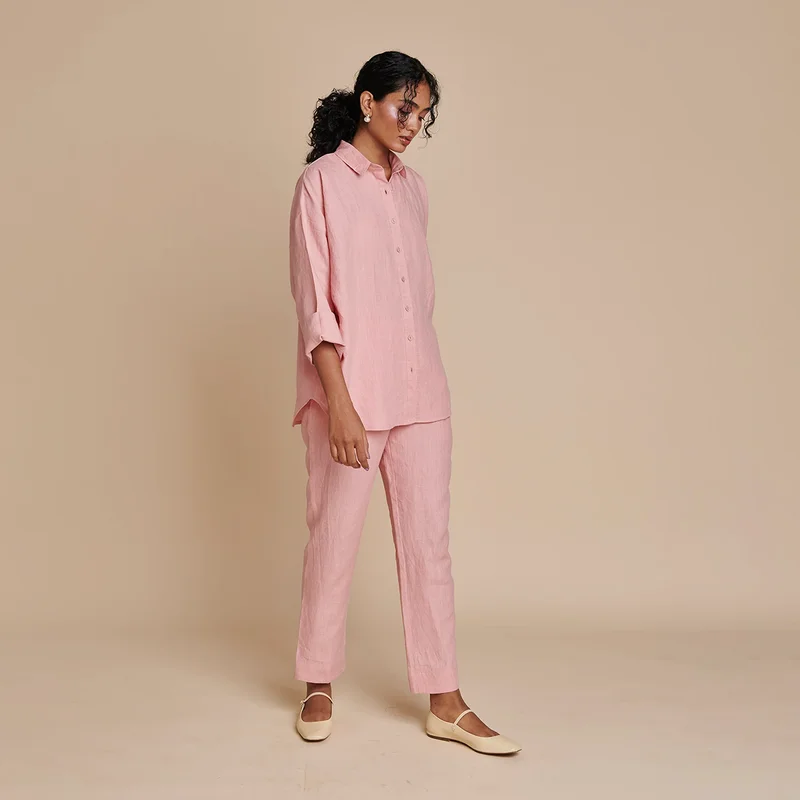Get the Best for Less!Get the Best for Less!Linen Pleated Pants for Women | Pink