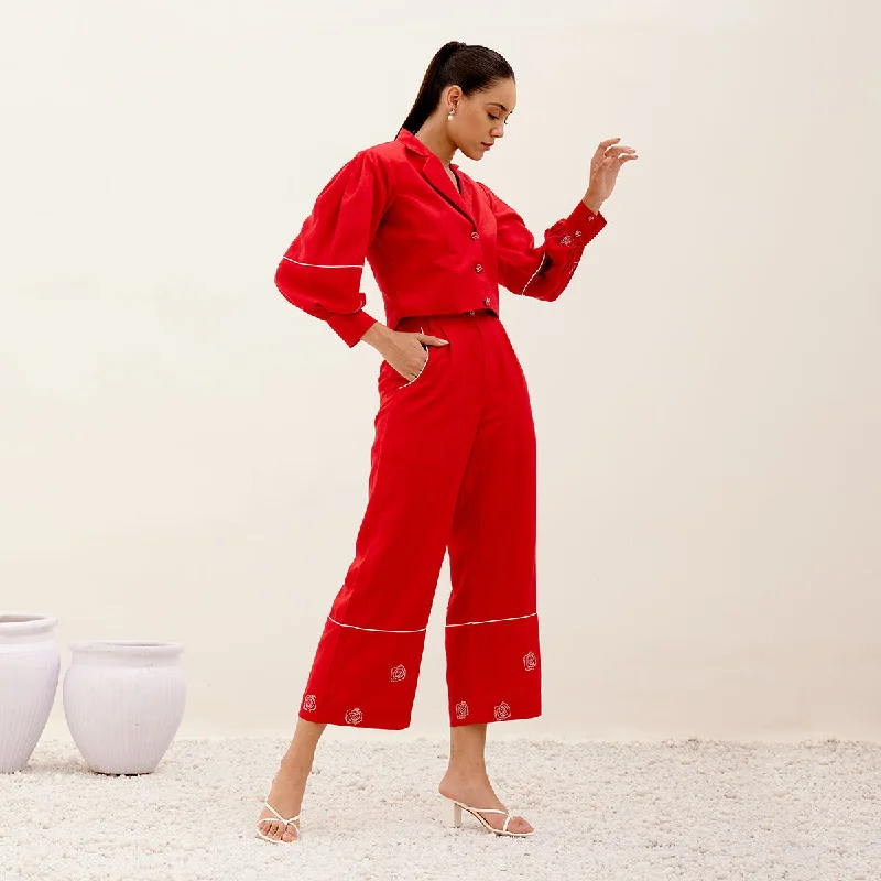 Special Offer – Act Fast!Special Offer – Act Fast!Blazer with Pants for Women | Hemp Fabric | Red Special Offer – Act Fast!Special Offer – Act Fast!Blazer with Pants for Women | Hemp Fabric | Red