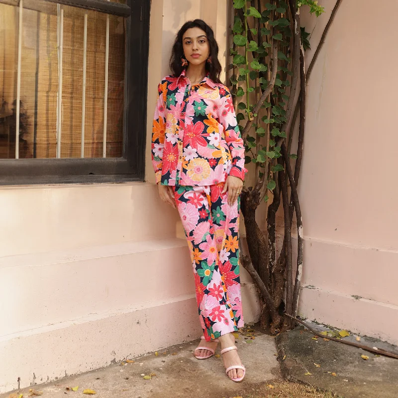 Shop Today, Save Tomorrow!Shop Today, Save Tomorrow!Organic Cotton Printed Pants for Women | Floral | Pink