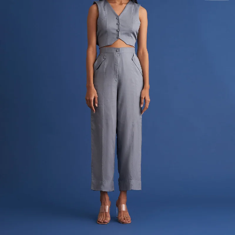 Time to Snag a Bargain!Time to Snag a Bargain!Pants for Women | Tencel Modal | Loose-Fit | Grey Time to Snag a Bargain!Time to Snag a Bargain!Pants for Women | Tencel Modal | Loose-Fit | Grey