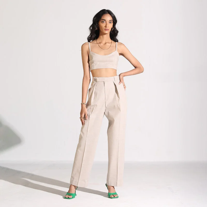 Buy More, Save More!Buy More, Save More!Linen Straight Pants | Beige