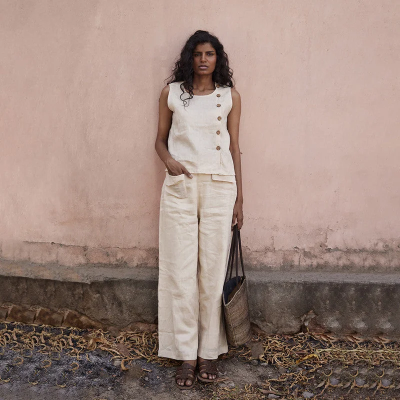 Price Drops You’ll Love!Pure Linen Pants | Beige