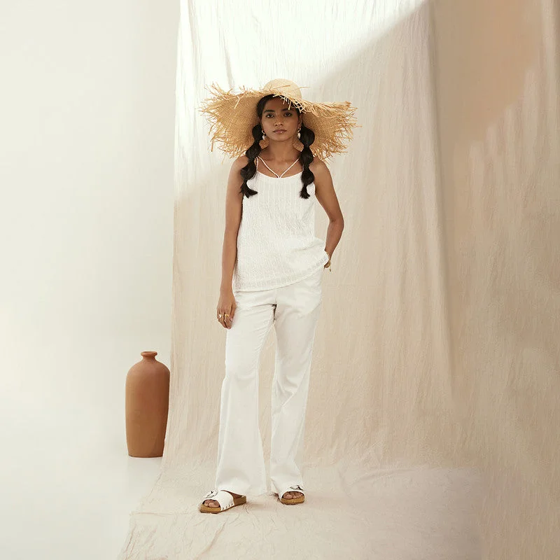 Shop Smart, Save Big!Pure Cotton Co Ord Set | Top & Pants | White