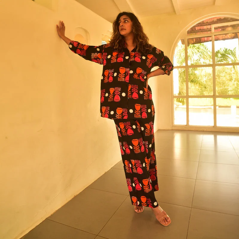 Save More with Every Purchase!Save More with Every Purchase!Cotton Pants for Women | Handblock Print | Black Save More with Every Purchase!Save More with Every Purchase!Cotton Pants for Women | Handblock Print | Black