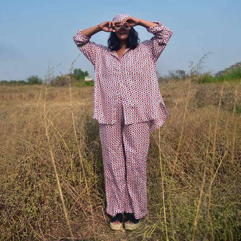 Hottest Discounts of the Year!Hottest Discounts of the Year!Cotton Pants | Handblock Printed | Pink & Blue Hottest Discounts of the Year!Hottest Discounts of the Year!Cotton Pants | Handblock Printed | Pink & Blue