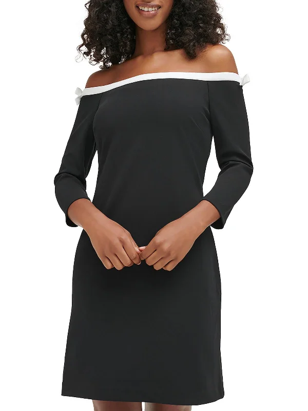 Save Up to 50% Off!Save Up to 50% Off!Womens Bow Above Knee Bodycon Dress