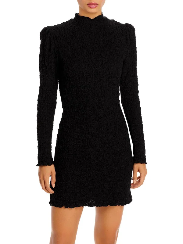 Save Like Never Before!Save Like Never Before!Womens Crinkled Mini Bodycon Dress