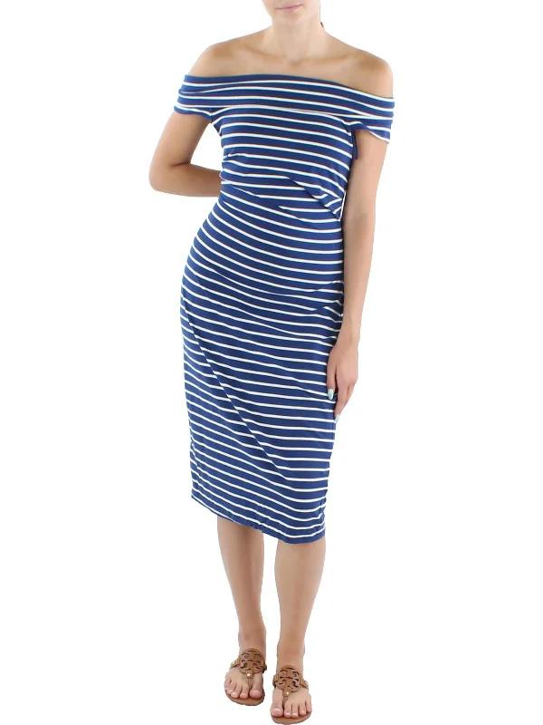 Best Price of the Season!Best Price of the Season!Womens Striped Midi Bodycon Dress Best Price of the Season!Best Price of the Season!Womens Striped Midi Bodycon Dress