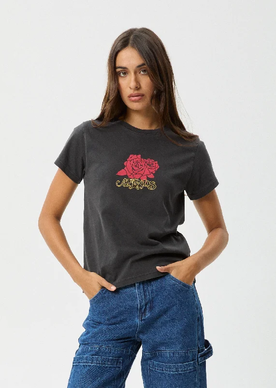 Crazy Discounts Inside!Crazy Discounts Inside!AFENDS Womens Capulet - Classic T-Shirt - Stone Black Crazy Discounts Inside!Crazy Discounts Inside!AFENDS Womens Capulet - Classic T-Shirt - Stone Black