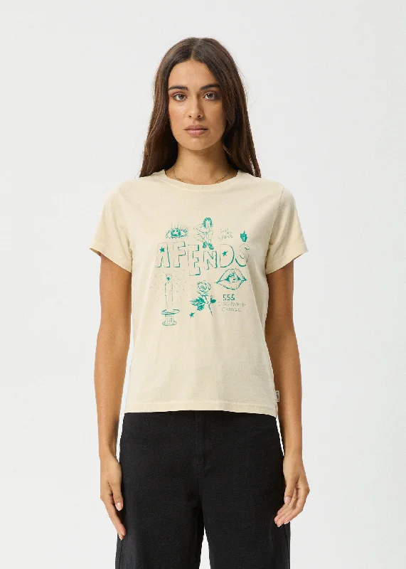Buy One, Get One Free!Buy One, Get One Free!AFENDS Womens Homeroom - Classic T-Shirt - Sesame Buy One, Get One Free!Buy One, Get One Free!AFENDS Womens Homeroom - Classic T-Shirt - Sesame