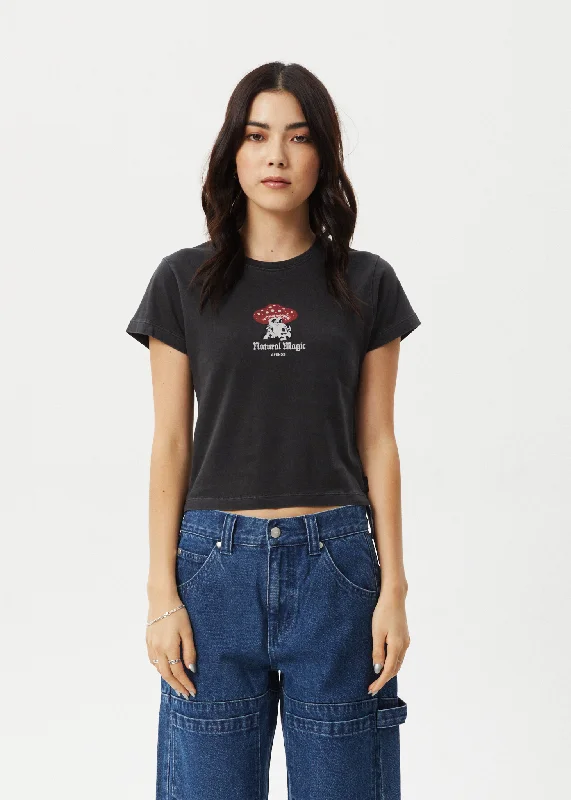 Only a Few Left – Order Now!AFENDS Womens Magic - Baby Tee - Stone Black